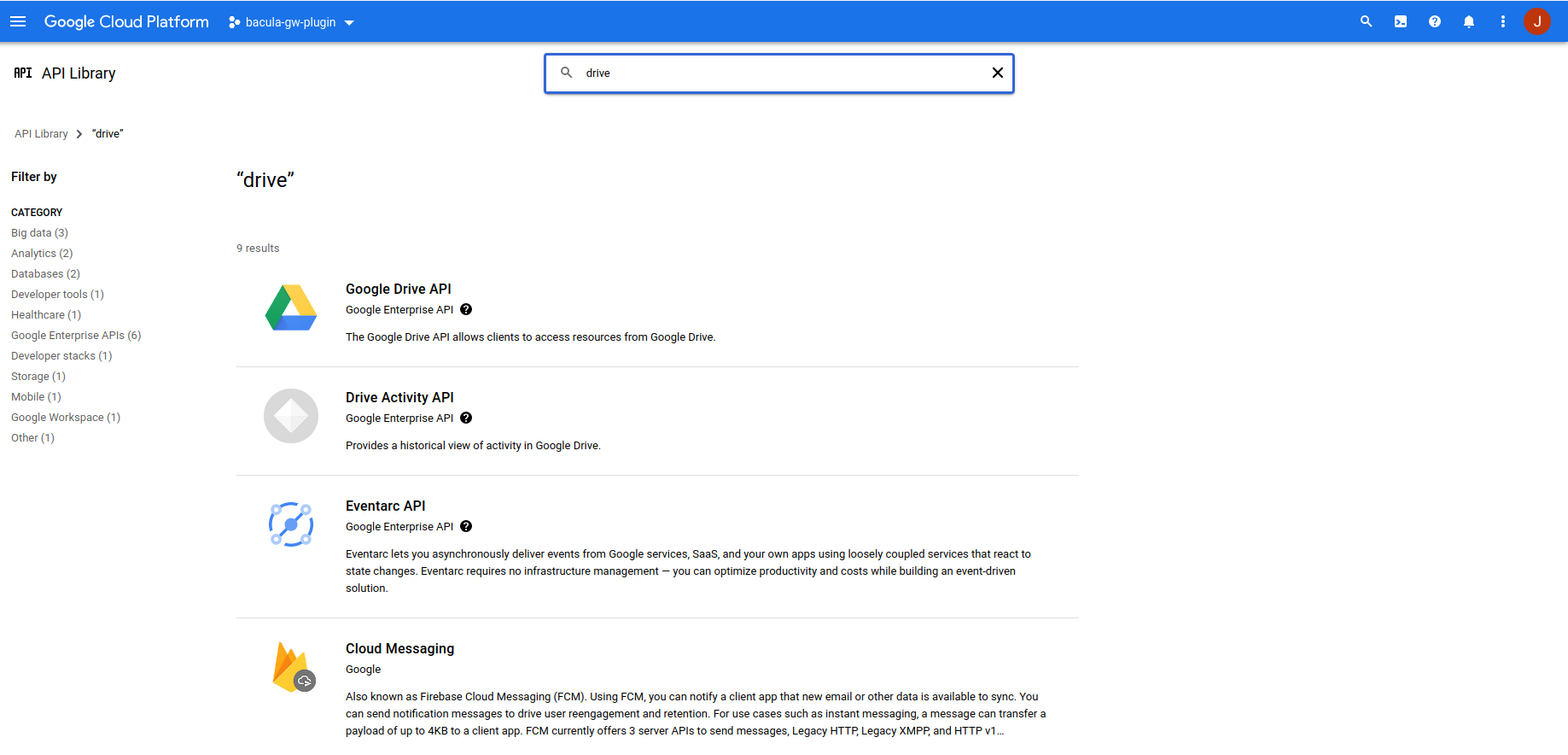 Google Workspace search Google Drive